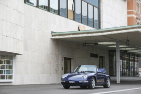 Porsche 993 Cabrio (1995) - die Projektionsscheinwerfern sind stilbildend