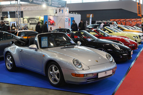 Porsche 993 Cabriolet (1994) - angeboten für EUR 82'900 oder im Leasing EUR 499 pro Monat - Retro Classics Stuttgart 2020