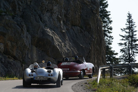 Porsche Bergspyder (1962) an der Ennstal-Classic 2013 Porsche Bergspyder (1962) an der Ennstal-Classic 2013