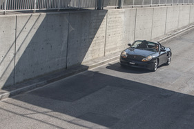 Porsche Boxster (1997) - jede Gelegenheit zum Offenfahren wird genutzt