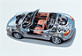 Porsche Boxster (2000) - Blick unter die Haut (Durchsichtszeichnung) (© Porsche AG, 2000) Porsche Boxster (2000) - Blick unter die Haut (Durchsichtszeichnung) (© Porsche AG, 2000)