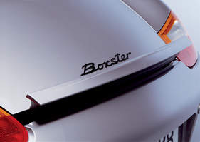 Porsche Boxster (2000) - ausgefahrerne Hecklippe