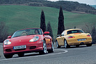 Porsche Boxster (2000) - with and without hardtop