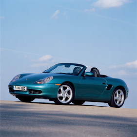 Porsche Boxster (2000) - with lowered soft top