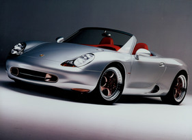 Porsche Boxster Prototyp (1993) - wie er in Detroit präsentiert wurde Porsche Boxster Prototyp (1993) - wie er in Detroit präsentiert wurde