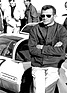 Image: Porsche Carrera 6 (1966) - Hans Mezger leans on the lightweight sports car