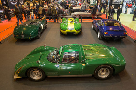Porsche Carrera 6 (1966) - in prominenter Gesellschaft und scheinbar fast unbeachtet - Rétromobile Paris 2018