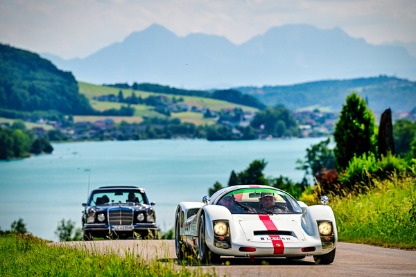 Bild: Porsche Carrera 6 von 1966 auf der Ausfahrt - Gaisbergrennen 2025