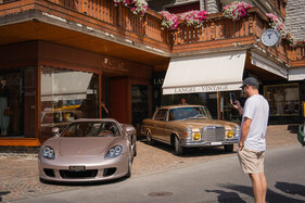 Porsche Carrera GT am Concours in Crans-Montana