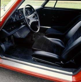 Porsche Carrera RS (1972) - Blick ins Interieur des leichgewichtigen Sportwagens