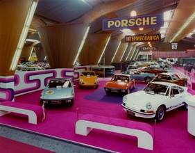 Porsche Carrera RS (1973) - Präsentation am Genfer Automobilsalon von 1973