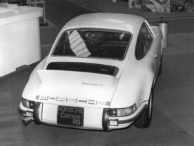 Porsche Carrera RS (1973) - auf dem Genfer Automobilsalon von 1973