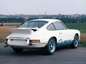 Porsche Carrera RS (1973) - den Carrera-Schriftzug gab es in verschiedenen Farben