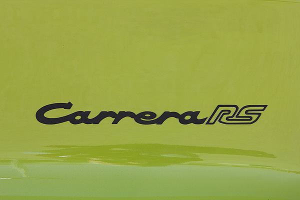 Porsche Carrera RS 2.7 (1973) - mancher Elfer wurde durch diesen Schriftzug nachträglich aufgewertet, bei dieser Touring-Version steht er zurecht