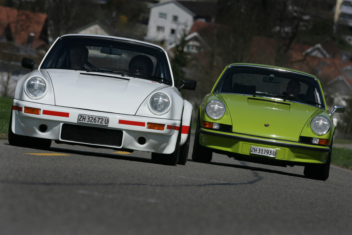 Porsche Carrera RS 3.0 (1974) - der RS 3.0 ist sehr viel rennsportlicher ausgelegt, als der vergleichsweise seriennahe 2.7 RS Touring
