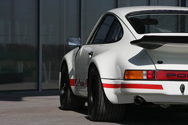 Porsche Carrera RS 3.0 (1974) - hier wurden noch breitere RSR-Räder mit Zentralverschlüssen nachgerüstet