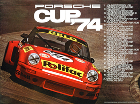 Porsche Carrera RSR am Porsche Cup 1974