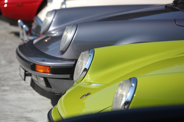 Porsche F- und G-Modell nebeneinander - Dolder Classics September 2016