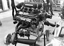 Porsche F1 (1983) - der TAG-Porsche F1-Motor mit 1,5 Litern Hubraum und rund 600 PS wird erstmals dem grossen Publikum gezeigt - am Genfer Automobilsalon von 1983