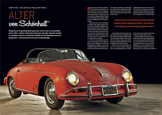 Bild Porsche Fahrer Heft 4/2016 - Patina auf dem Speedster