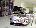 Porsche GT1 (1998) – In der Sonderausstellung „Porsche in Le Mans“ (März 2014 im Porsche-Museum) führte der 911 GT1 98 das Feld würdig an – wie es ihm nach seiner Leistung von 1998 gebührt