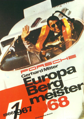 Bild Porsche Plakat: Europa Bergmeisterschaft (1968)