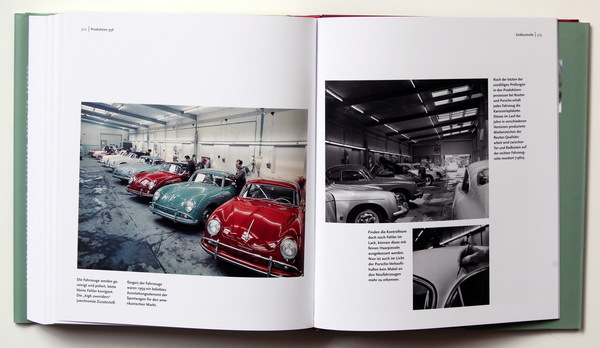Porsche-Produktion 356 - Endkontrolle - Buch "Porsche 356 - made by Reutter"