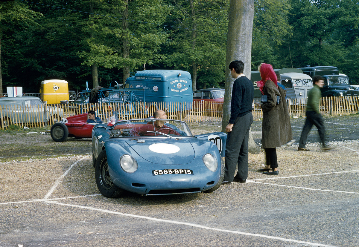 Porsche RS60 (1960) - am Grand Prix Rouen-Les Essarts des Jahres 1961