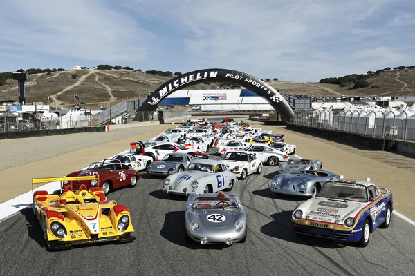 Bild Porsche-Rennwagen bestechend aufgestellt - Porsche Rennsport Reunion 2018