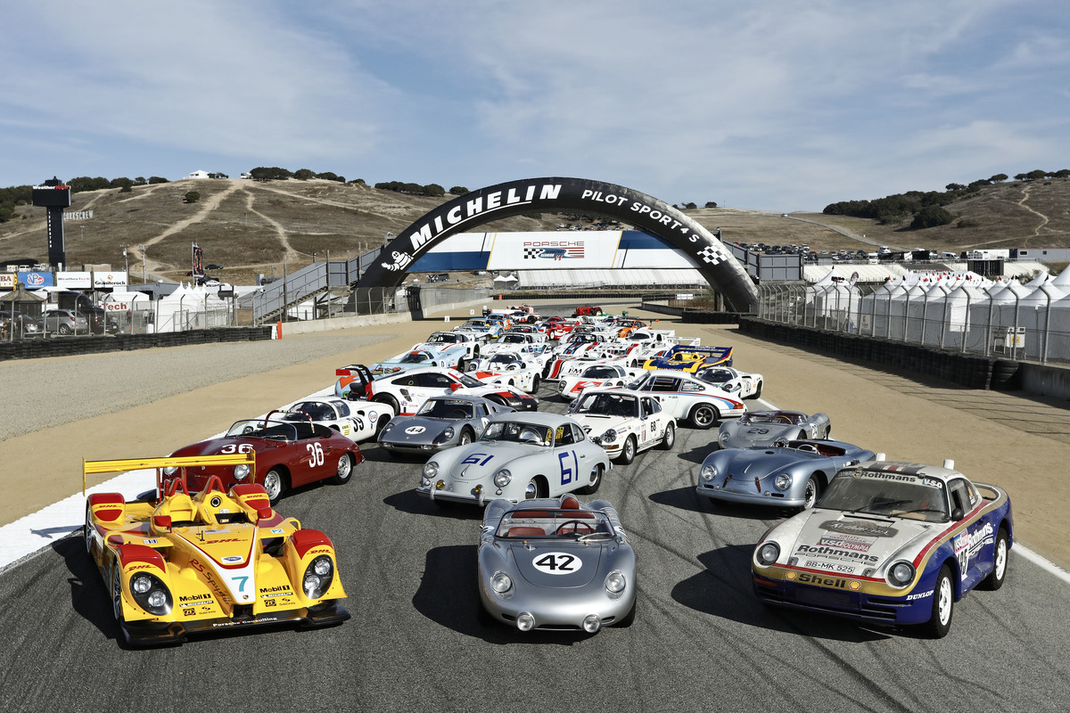Porsche-Rennwagen bestechend aufgestellt - Porsche Rennsport Reunion 2018