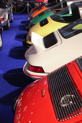 Porsche-Rücken, die entzücken - gesehen an der Techno Classica 2016