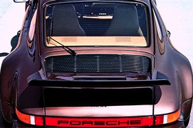 Porsche Turbo (1976) - Heckflügel des Dreiliter-Turbos - Abbildung aus einem Verkaufsprospekt
