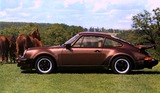 Porsche Turbo (1976) - der stärkste 911 von der Seite - Abbildung aus einem Verkaufsprospekt