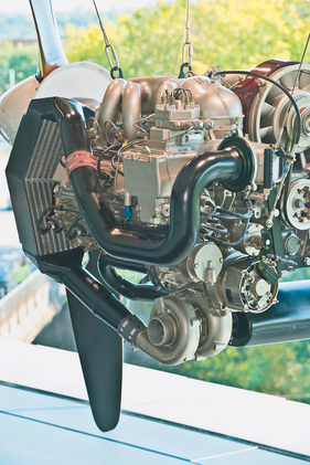 Porsche Turbo Flugzeugmotor