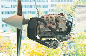 Porsche Turbo Flugzeugmotor