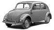 Porsche Typ 32 (1933) – konstruktiv wie stilistisch dem Volkswagen schon sehr ähnliche Konstruktion für NSU (© Volkswagen AG, 1933) Porsche Typ 32 (1933) – konstruktiv wie stilistisch dem Volkswagen schon sehr ähnliche Konstruktion für NSU (© Volkswagen AG, 1933)