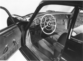 Porsche Typ 356 A Coupé (1956) - Lenkrad und Amaturenbrett