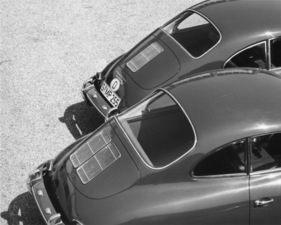 Porsche Typ 356 B (1961) - im September 1961 vergrösserte Porsche die Heckscheibe