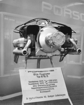 Porsche Typ 678,3 (1957) - Internationale Automobilausstellung (IAA) in Frankfurt 1957 - Flugmotor 1,6 Ltr