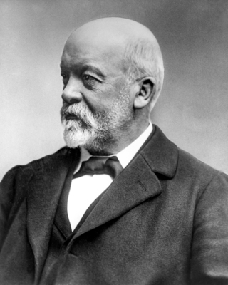 Bild: Porträtaufnahme von Gottlieb Daimler um 1890