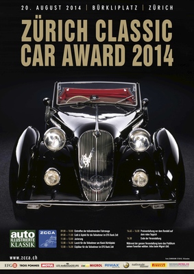 Bild: Poster Zurich Classic Car Award 2014