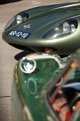 Prägnanten Gesichter haben diese Marcos Sportwagen - British Car Meeting 2015 in Mollis