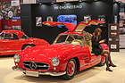 Image: Practically high side skirts on the Mercedes-Benz 300 SL at the Techno Classica 2022