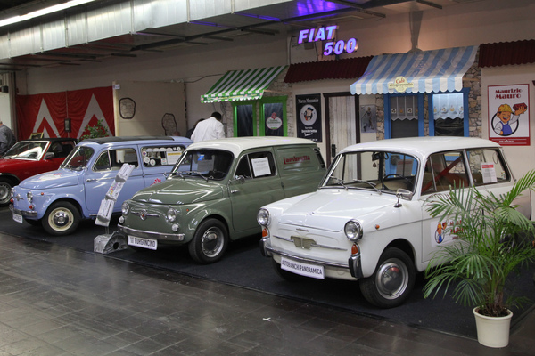 Praktische italienische Kleinwagen von Fiat und Autobianchi (Techno Classica 2017)