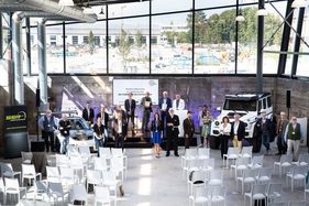 Preisträger und Jury anlässlich der Vergabe des Motorworld Buchpreises 2020