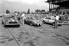 Premiere - beim ersten Opel-Markenrennen 1969 am Nürburgring dominieren der Niederländer Toine Hezemans im Commodore GS (links) und der Schwede Per Tjerneld im GT 1900 (Mitte)