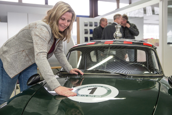 Bild: Pressekonferenz der Kriens-Eigenthal-Historic 2018 - Der Lotus Elan S2 mit Startnummer 1