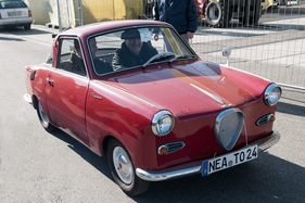 Probefahrt im Goggomobil Coupé an der Veterama 2013