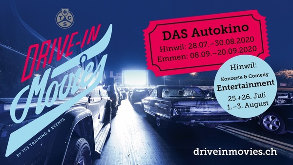 Bild: Programm Autokino - TCS Drive-In Movies