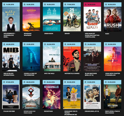 Bild: Programm TCS Drive-In-Movies 2019